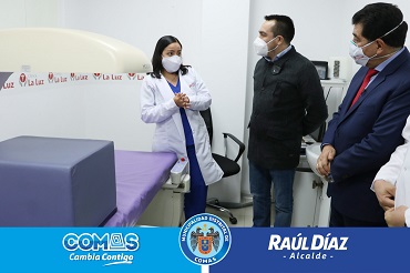 La comuna firma convenio con clínica la Luz para brindar atención médica gratuita en Oftalmología y también ayudará a enfermos Post Covid19 en su rehabilitación.